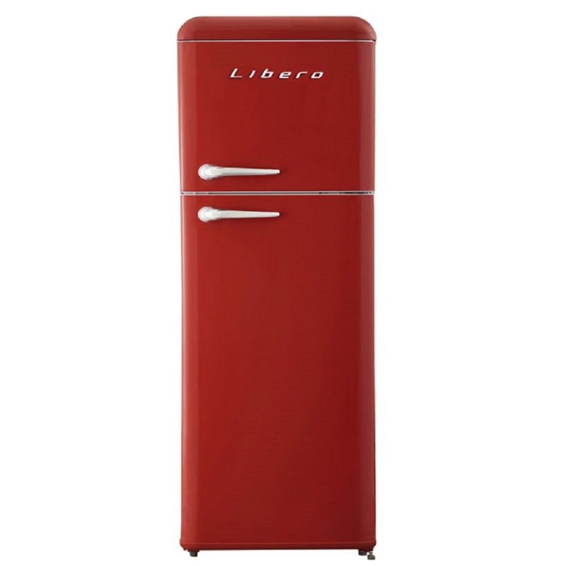 REFRIGERADOR RETRO FRIO DIRECTO 204 LTS LRT-210DFRR ROJO - 1