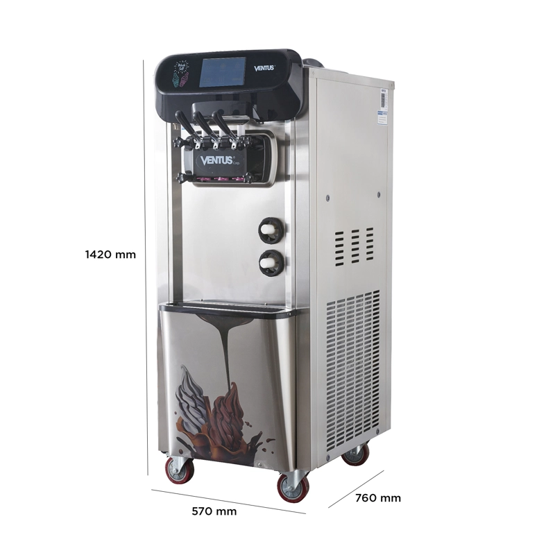 VENTUS MAQUINA DE HELADO SOFT PEDESTAL 40 LTS/H - 3