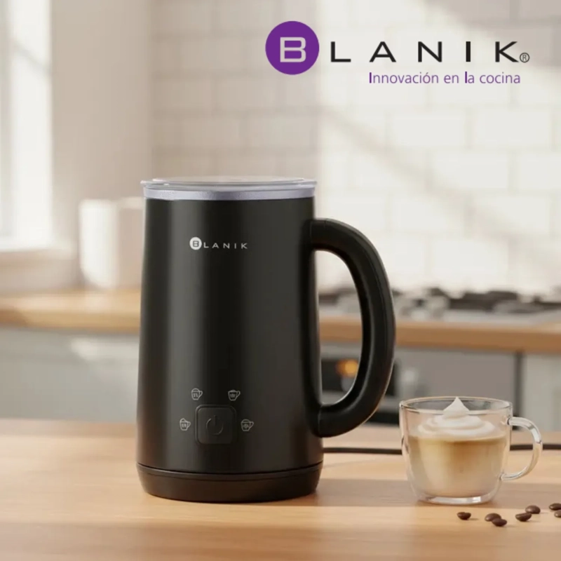 ESPUMADOR DE LECHE BLANIK NEGRO - 4