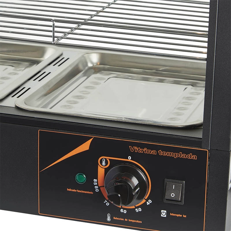 VENTUS VITRINA MANTENEDORA DE CALOR CURVA VMCD-2 SOBREMESA - 7
