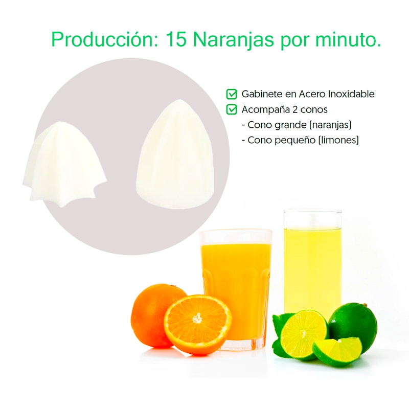 VENTUS BY SKYMSEN EXPRIMIDOR DE CITRICOS SUPER-N INOXIDABLE - 3