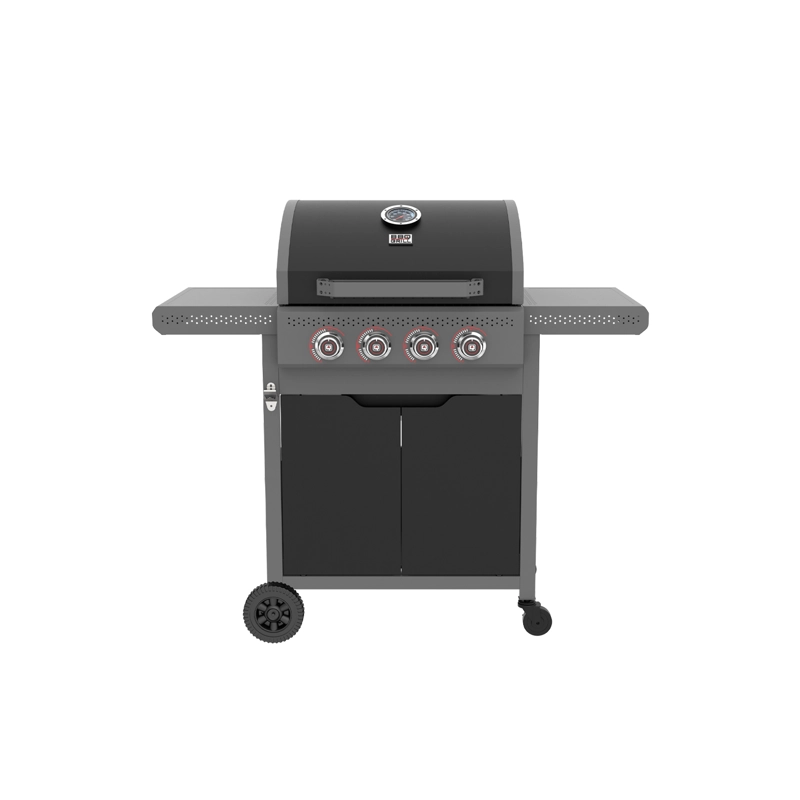 PARRILLA A GAS DARK HAWK 4 QUEMADORES BBQ GRILL - 1