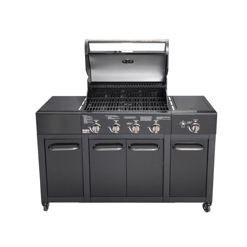 PARRILLA GAS BUFFALO BLACK 4+1 Q + FUNDA DE REGALO - 2