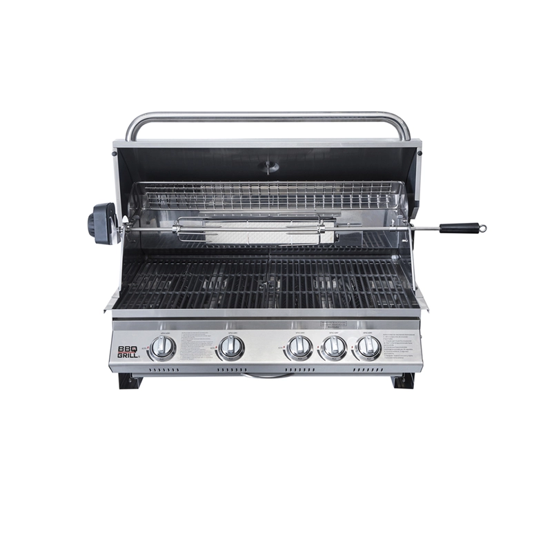 PARRILLA GAS KANSAS EMPOTRADA 4 QUEMADORES BBQ GRILL BBQ401 - 2