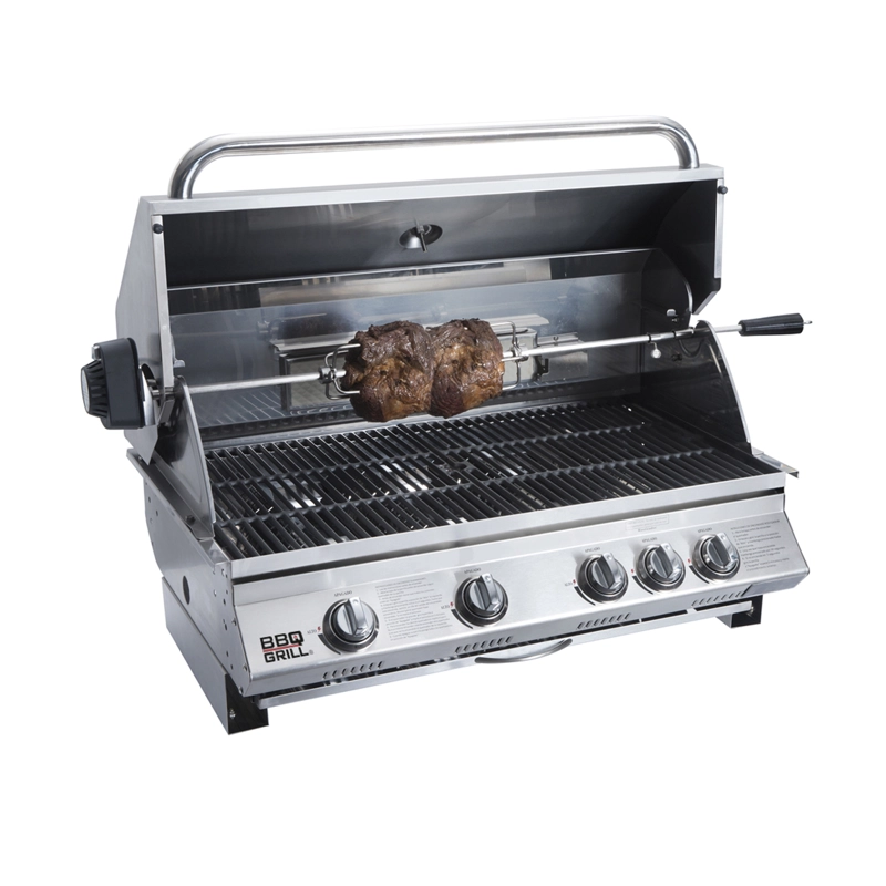 PARRILLA GAS KANSAS EMPOTRADA 4 QUEMADORES BBQ GRILL BBQ401 - 3