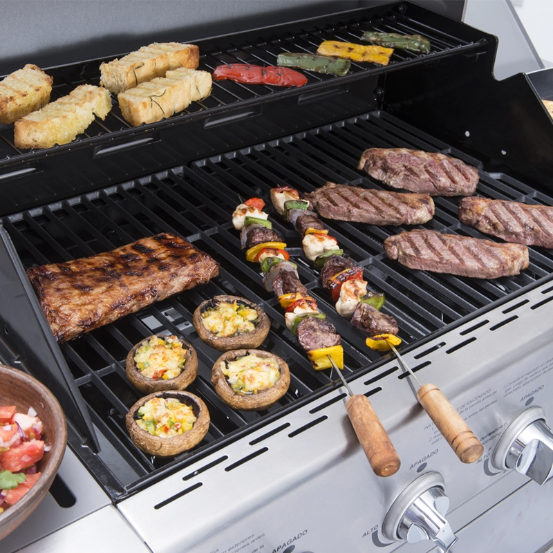 PARRILLA GAS BUFFALO INOX 4+1 Q + FUNDA DE REGALO - 5