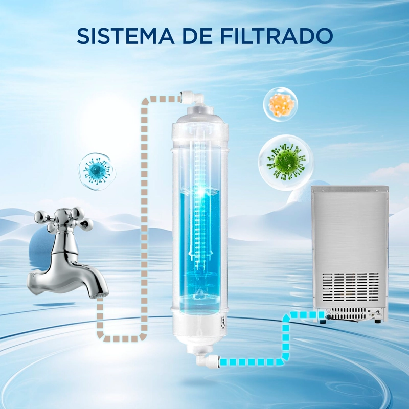MAQUINA FABRICADORA DE HIELO 36 KG/DIA VMH-36 - 6