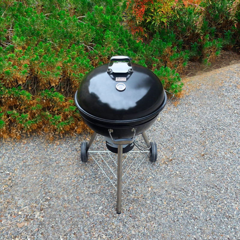 PARRILLA A CARBON KETTLE BLACK BBQ GRILL - 8