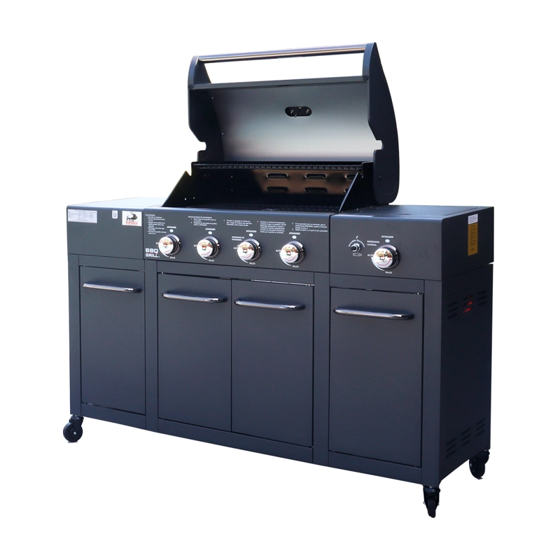PARRILLA GAS BUFFALO GREY 4+1 Q + FUNDA DE REGALO - 2