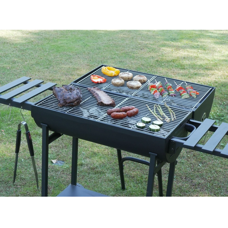 PARRILLA CARBON MONTANA TAMBOR + SPIEDO - 5