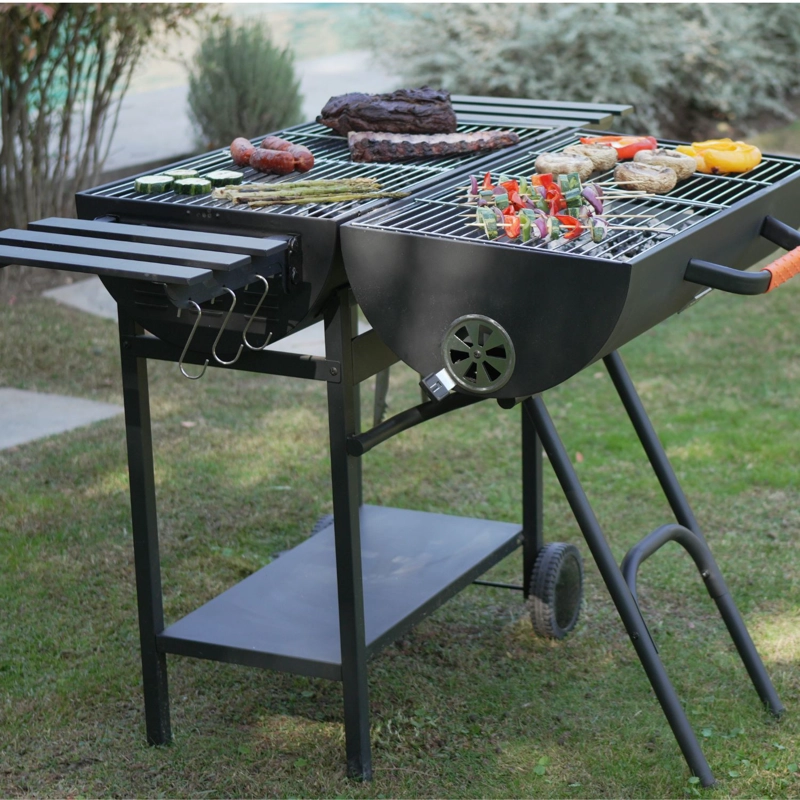 PARRILLA CARBON MONTANA TAMBOR + SPIEDO - 6