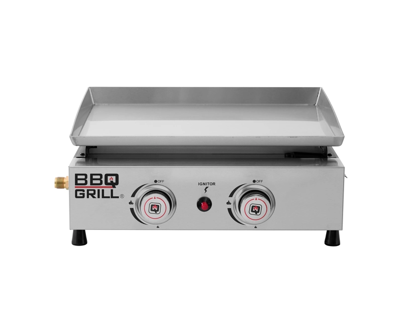 PLANCHA A GAS BBQ GRILL FLAT TOP GRILL 2Q - 1