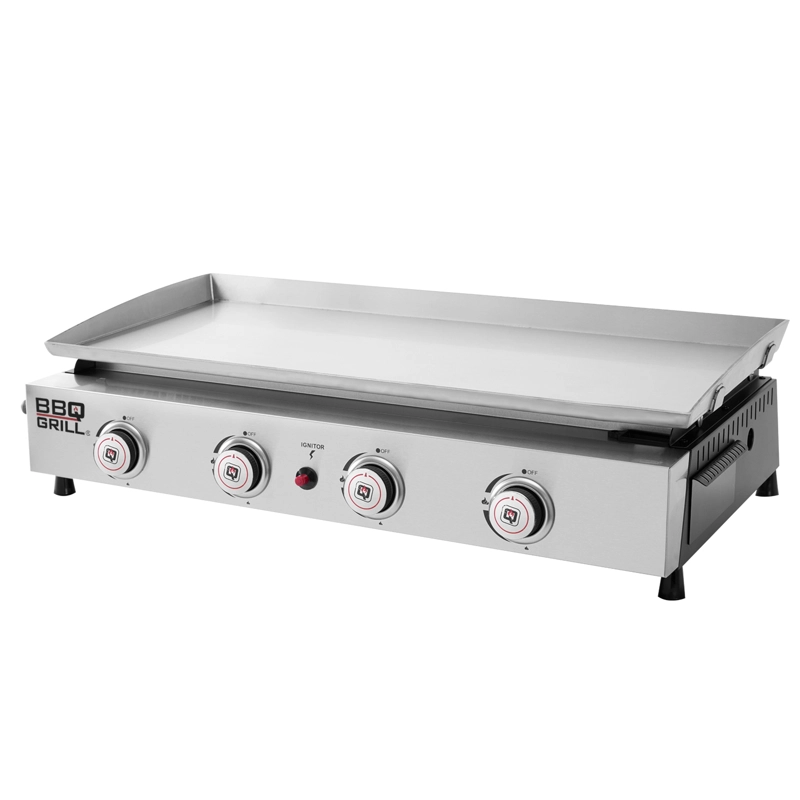 PLANCHA A GAS BBQ GRILL FLAT TOP GRILL 4Q - 4