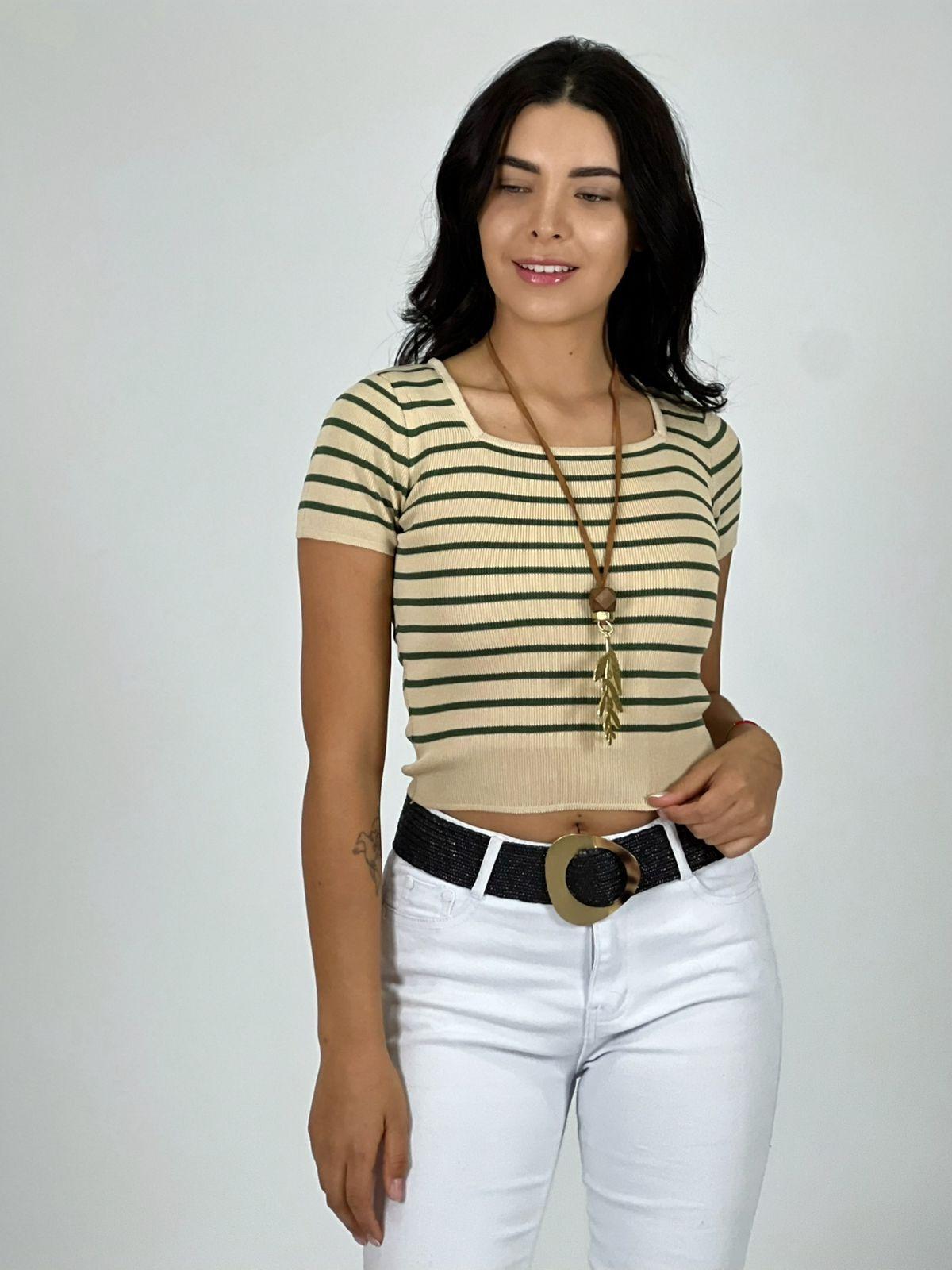 POLERA TOP DE LÍNEAS - ROSADO - TAMAÑO ÚNICO - 1