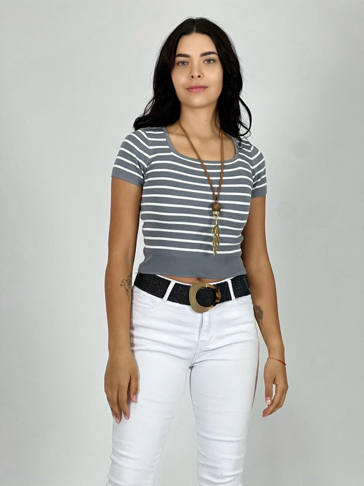 POLERA TOP DE LÍNEAS - ROSADO - TAMAÑO ÚNICO - 1