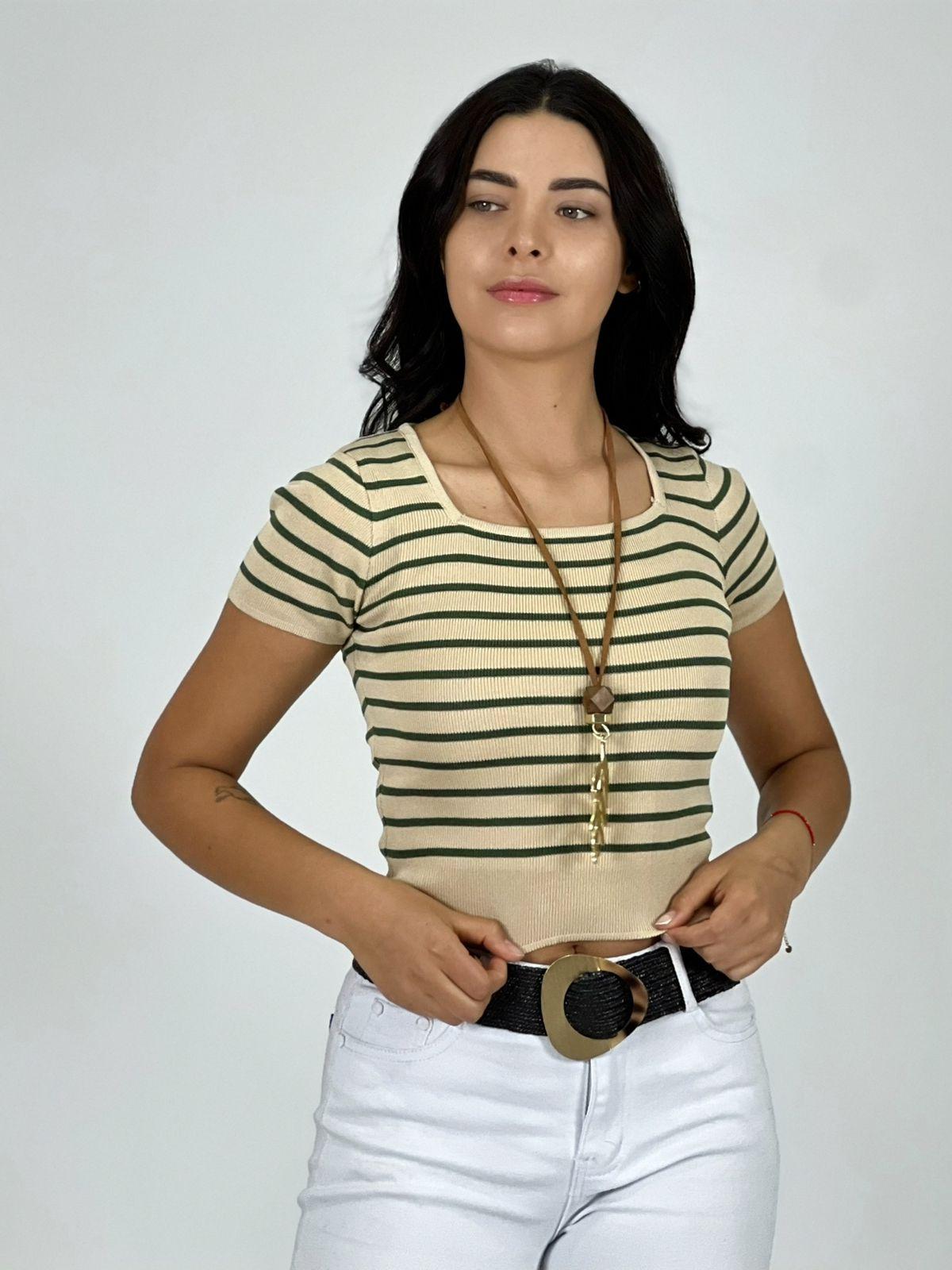 POLERA TOP DE LÍNEAS - ROSADO - TAMAÑO ÚNICO - 2