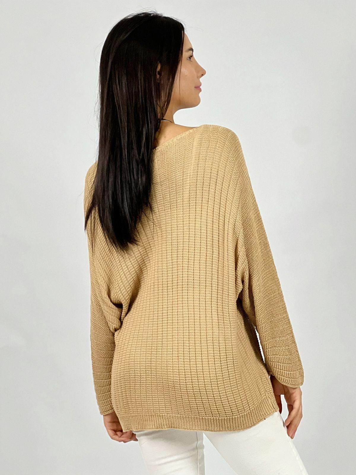 SWEATER TEJIDO HILO - NEGRO - ÚNICO - 4