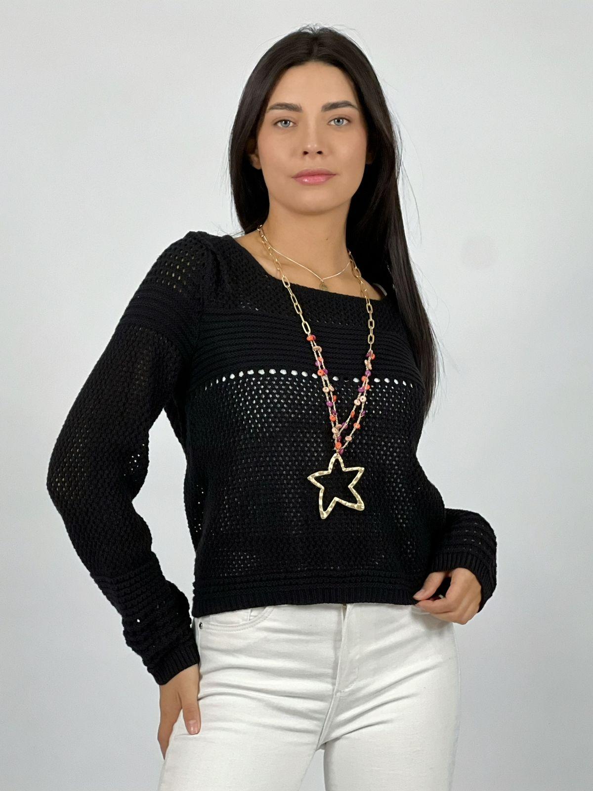 SWEATER LANA TEJIDO - CAMEL - ÚNICO - 1