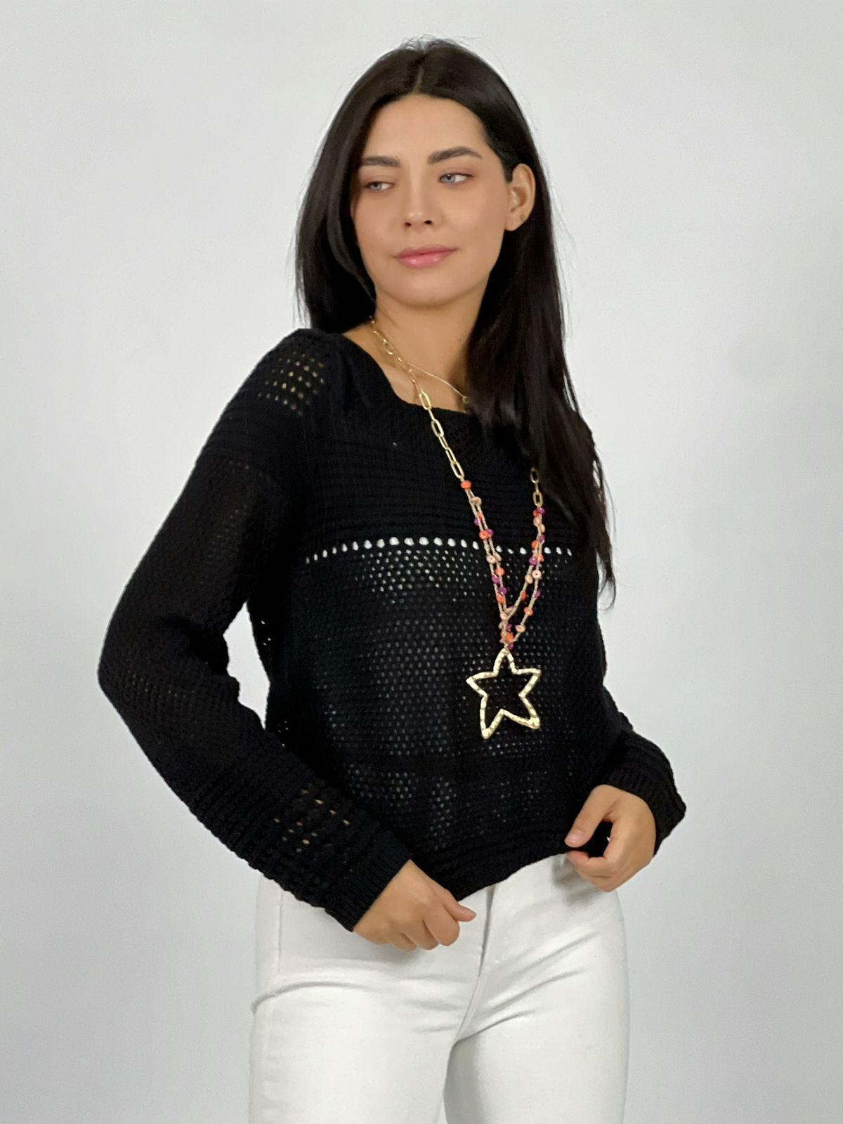 SWEATER LANA TEJIDO - CAMEL - ÚNICO - 2