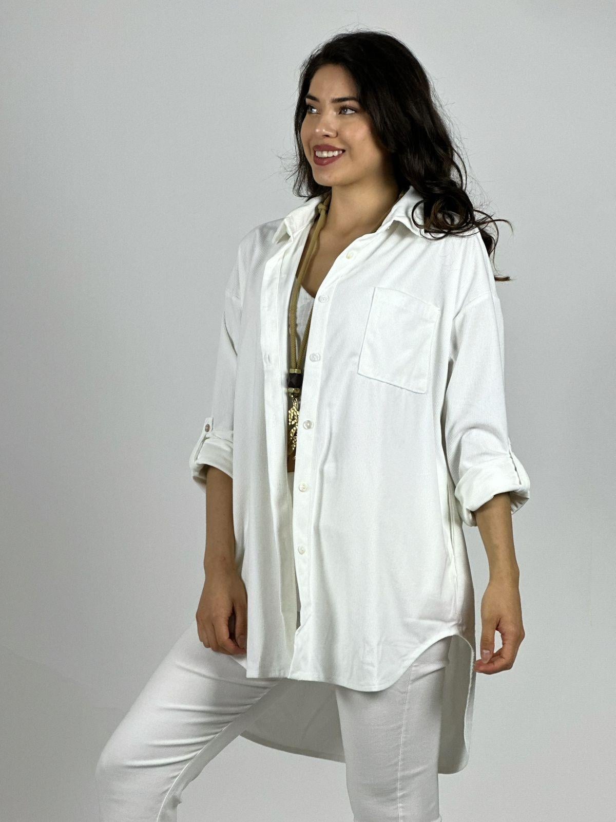 ABRIGO COTELE  DELGADO ALAS BRILLANTES DORSO BLANCO - 2
