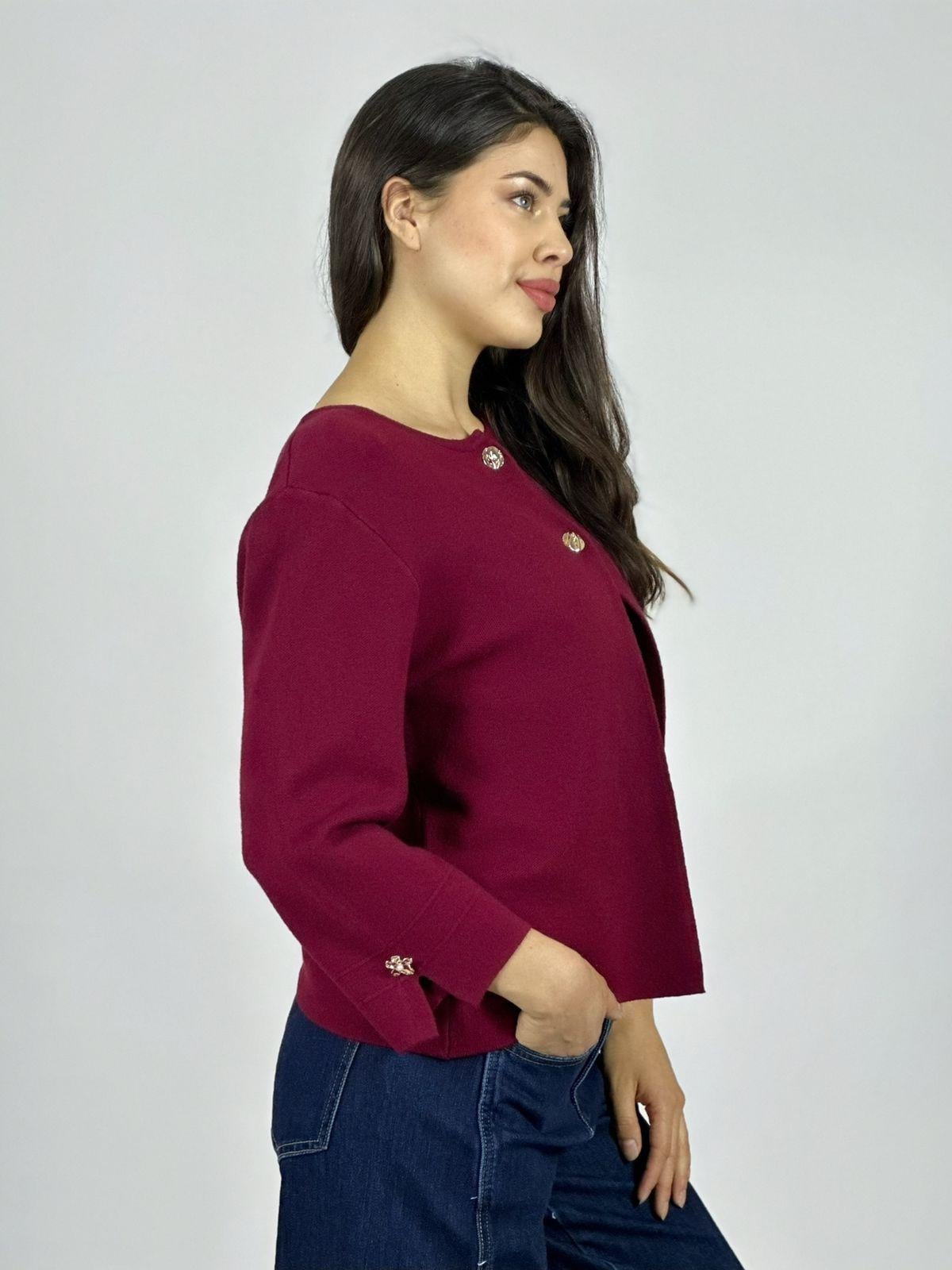 SWEATER SPANDEX HOMBROS DESCUBIERTOS CAFE - 2