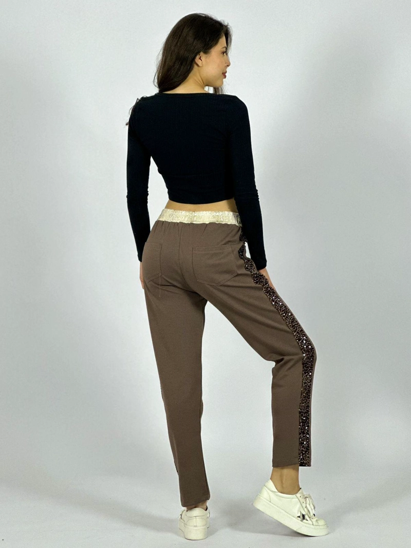 JOGGER ALGODON DOBLE CORAZON PRINT CAFE - 3