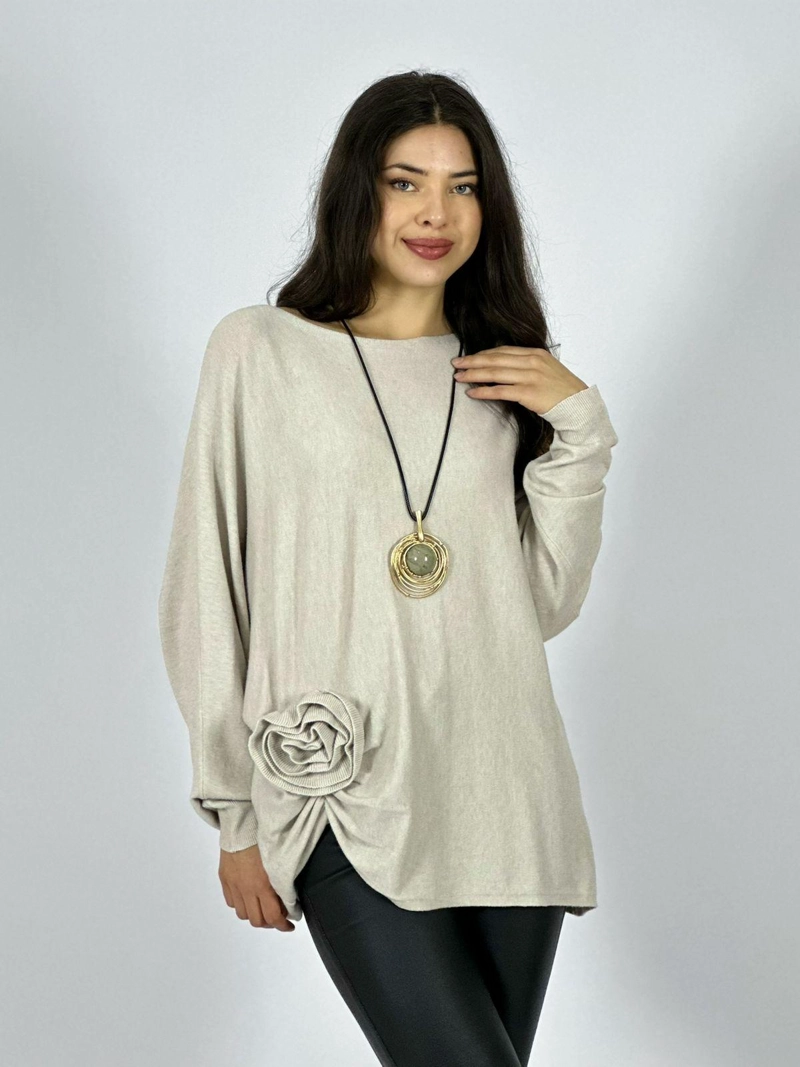 SWEATER SPANDEX ROSA NEGRO - 2