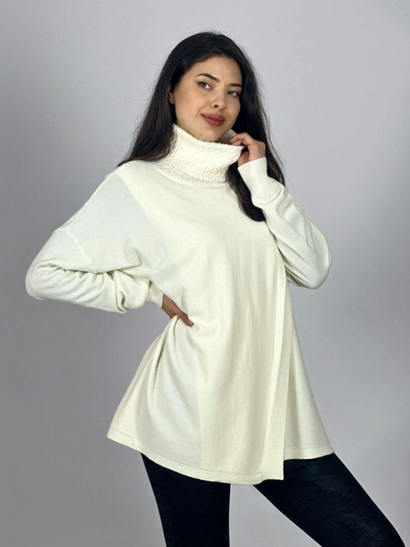 SWEATER SPANDEX HOLGADO NEGRO - 1