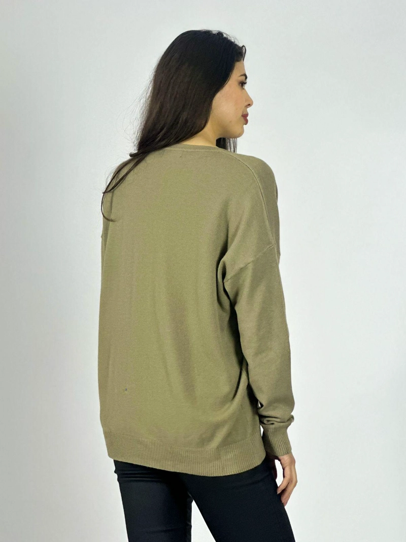 SWEATER SPANDEX ESTRELLA BRILLOS BLANCO - 4