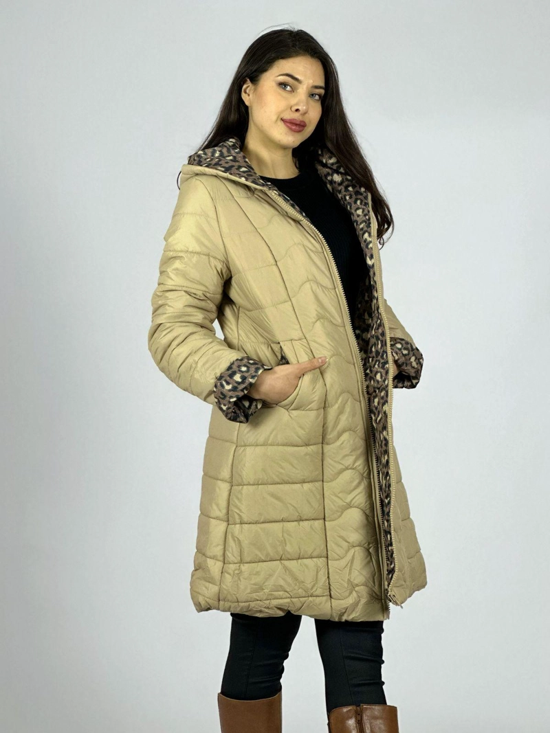 PARKA ACOLCHADA FORRADO PRINT CAFE - 4
