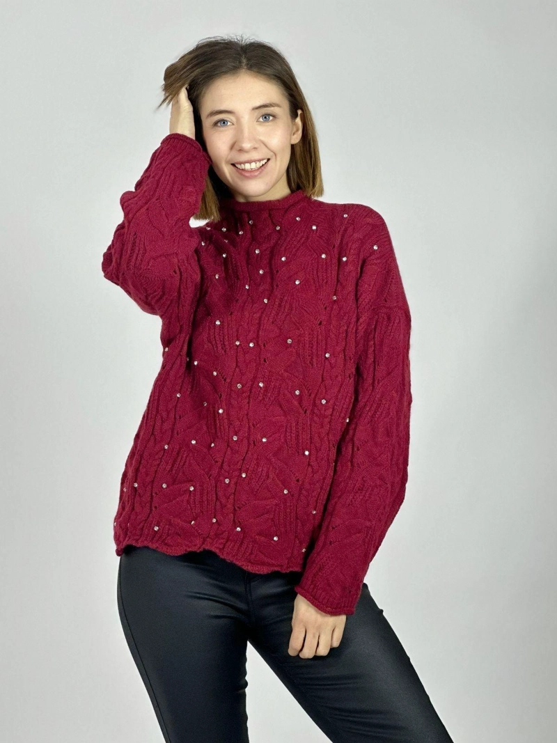 SWEATER LANA CON BRILLOS BLANCO - 2