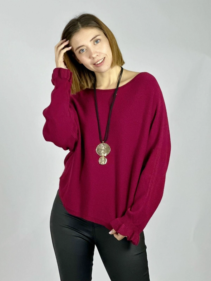 SWEATER SPANDEX CORTO CUELLO BOTE BEIGE - 1