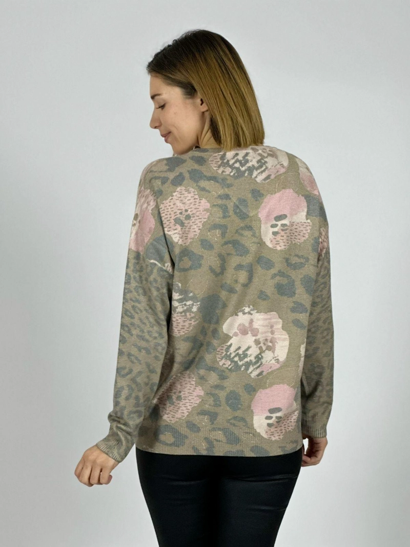SWEATER PRINT ESTRELLA DORADA VERDE - 3