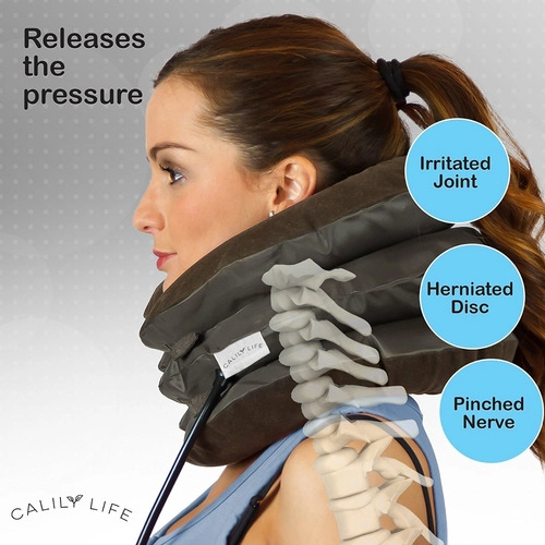 CUELLO INFLABLE ORTOPEDICO TRACCION CERVICAL - 2