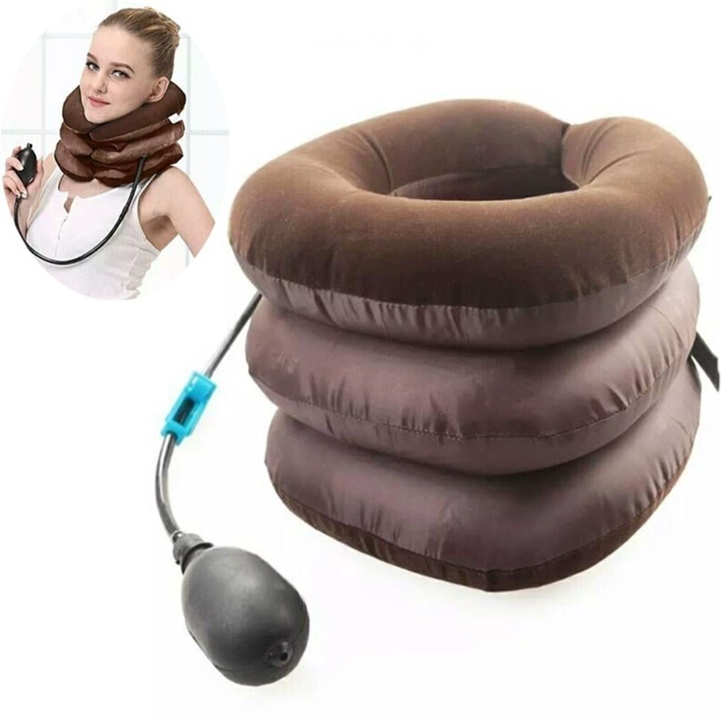 CUELLO INFLABLE ORTOPEDICO TRACCION CERVICAL - 3