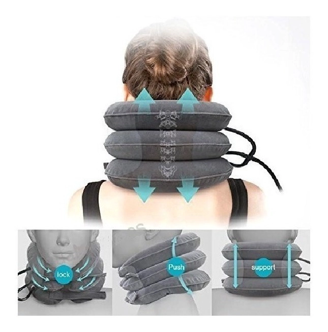 CUELLO INFLABLE ORTOPEDICO TRACCION CERVICAL - 4