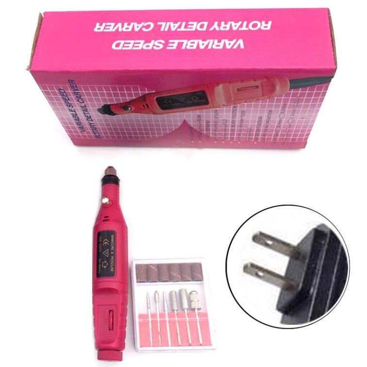 KIT TORNO MANICURE PEDICURE VELOCIDAD VARIABLE - 2