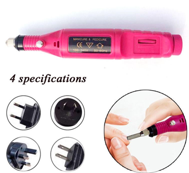 KIT TORNO MANICURE PEDICURE VELOCIDAD VARIABLE - 4