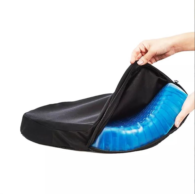 COJIN SILLA GOMA GEL CASA AUTO OFICINA COMODIDAD - 3