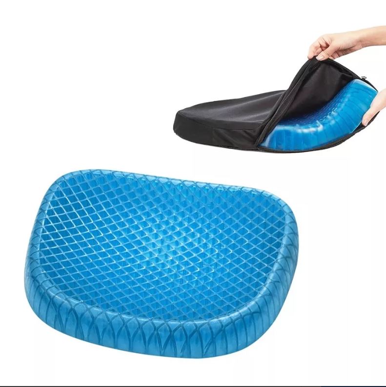 COJIN SILLA GOMA GEL CASA AUTO OFICINA COMODIDAD - 4