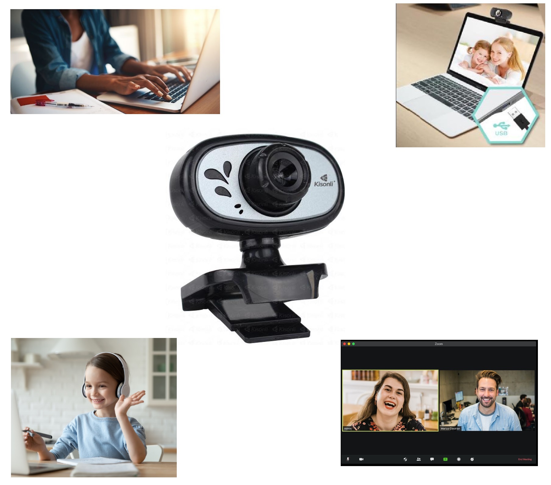 CAMARA WEB CON MICROFONO 480 USB WEB CAM - 2