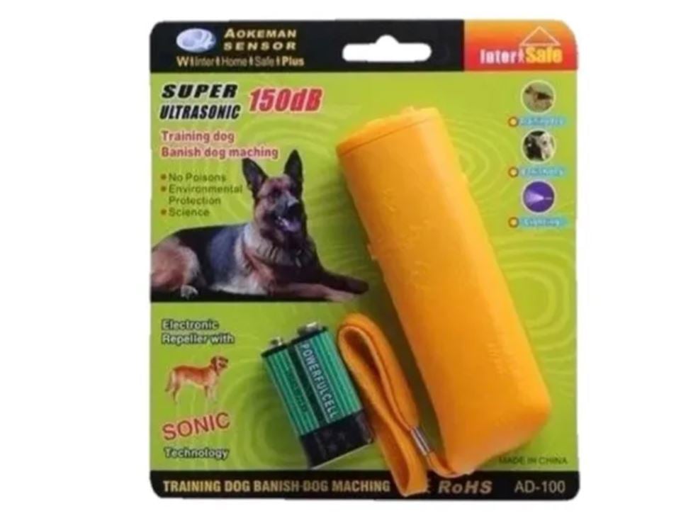 REPELENTE PERROS GATOS ADIESTRADOR ULTRASONIDO ENTRENADOR AHUYENTA - 1