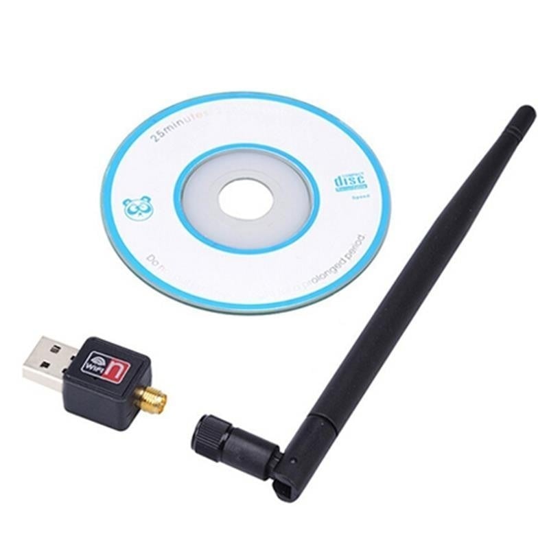 MINI ADAPTADOR ATENTA WIFI LAN CON ANTENA 300MBPS - 1