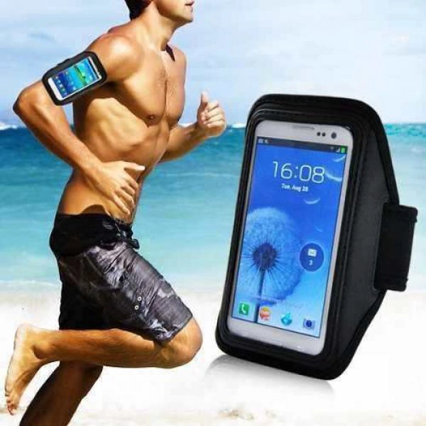 FUNDA BRAZALETE DEPORTIVO PARA CELULAR ROSADO - 3