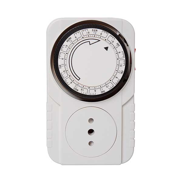 TIMER ANALOGO 24 HORAS CON ADAPTADOR ANALOGICO ENCHUFE - 1