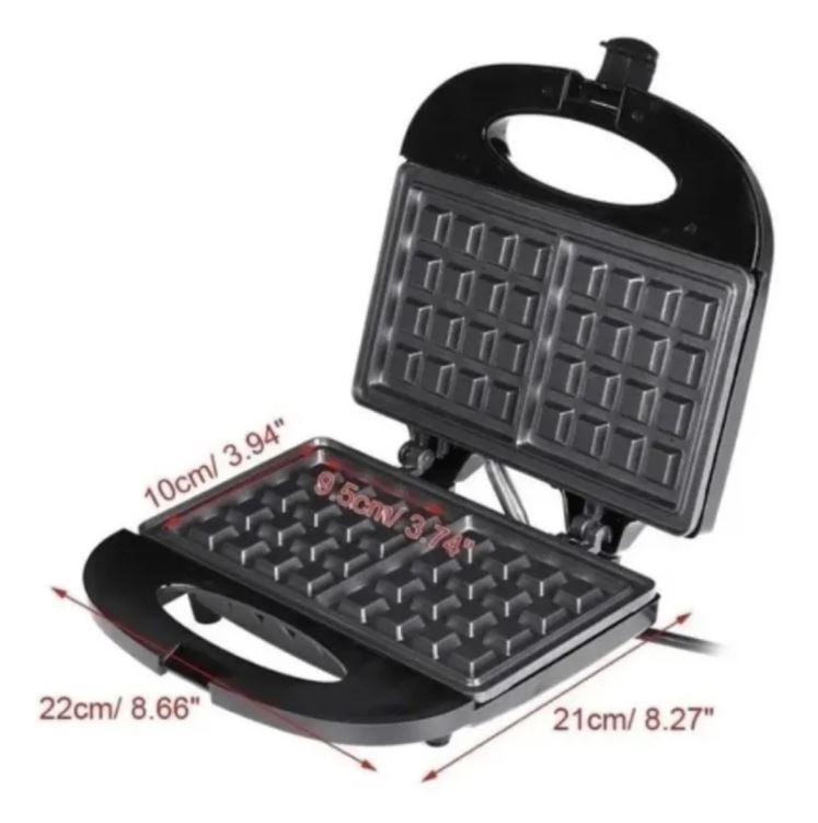 MAQUINA PARA HACER WAFFLES WAFFLERA HAEGER 750W - 4