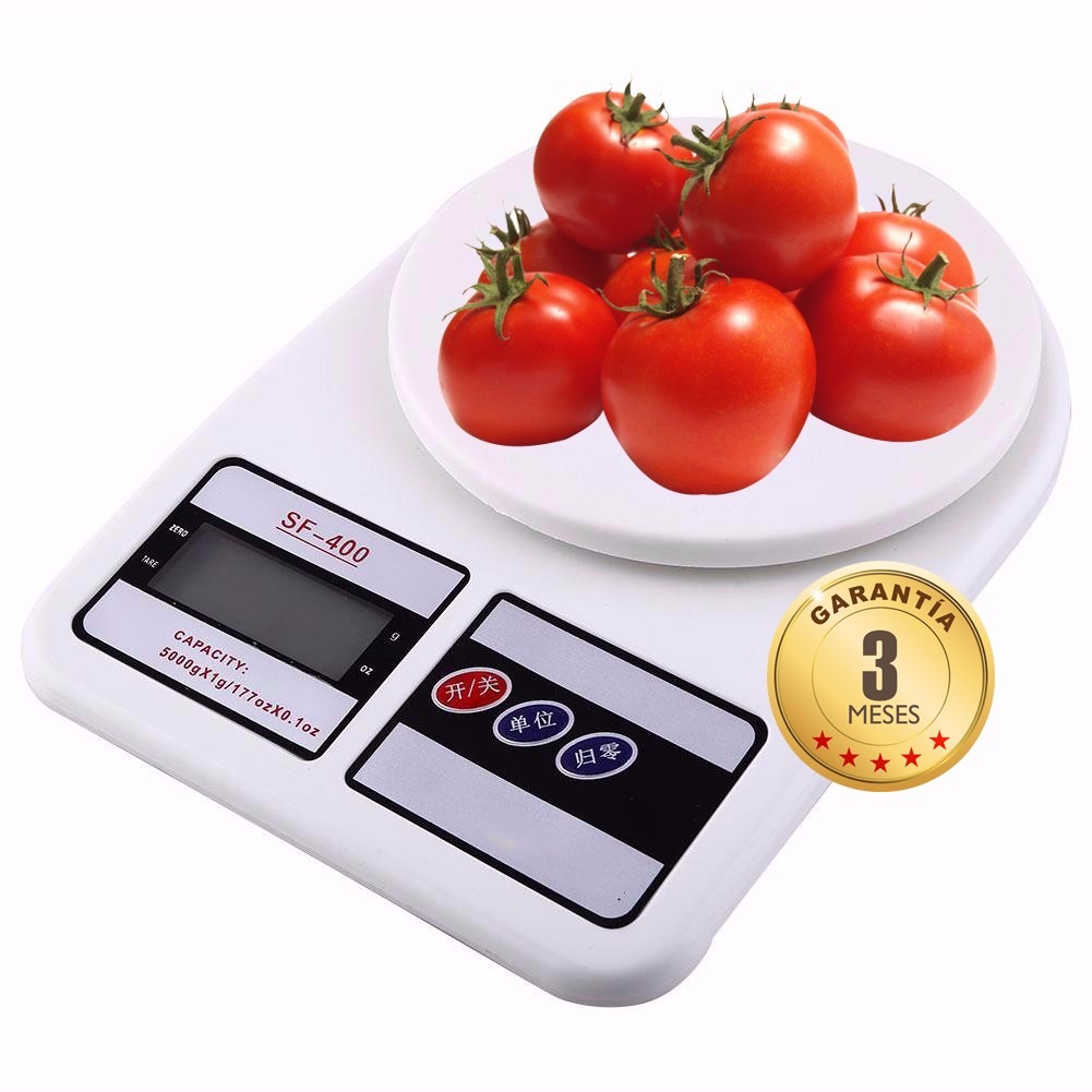 PESA BALANZA DE COCINA DIGITAL CON 2 PILAS GRATIS IDEAL PARA PESAR COLACIONES - 2