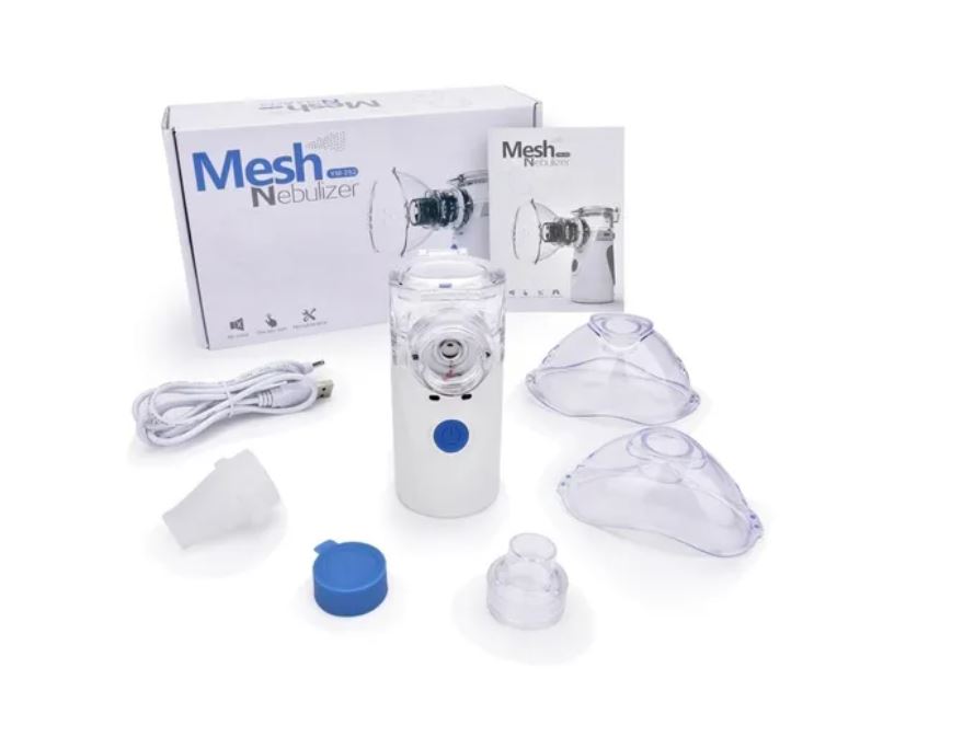 NEBULIZADOR PORTATIL MESH DE 2 BOQUILLAS Y 2 MASCARILLAS - 4
