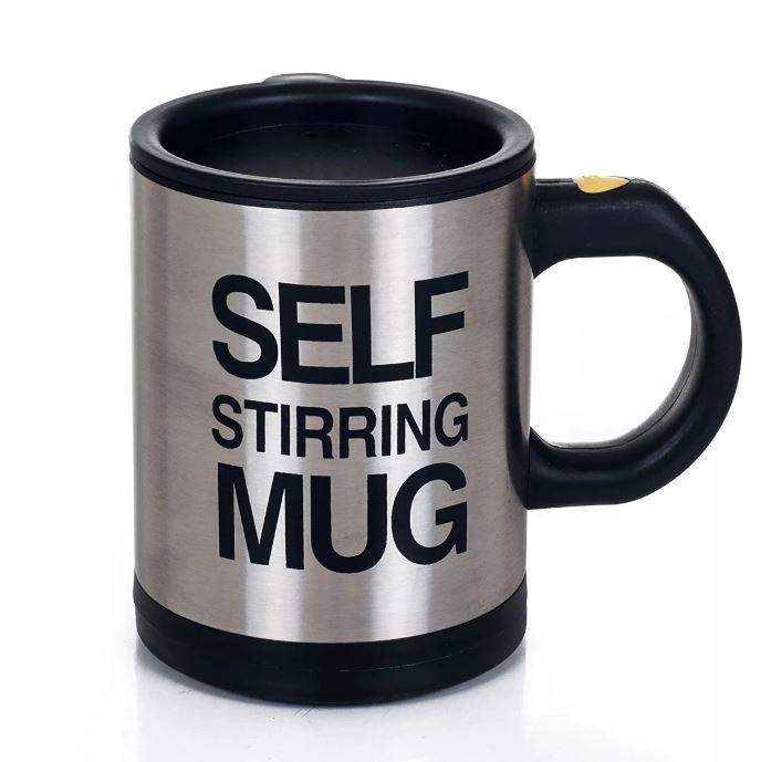 VASO TAZA CAFE  MUG AGITADOR BATIDOR ELE CTRICO CASA AUTO - 1