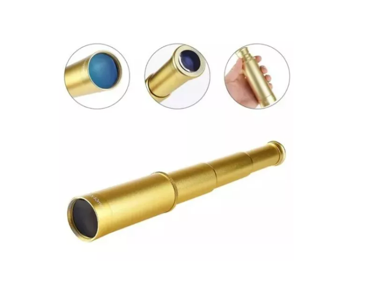 Telescopio Pirata Portátil Para Niños – Monocular Ajustable En Tres Tamaños, Resistente Y Ligero, Ideal Para Aventuras Al Aire Libre Y Fiestas Temáticas